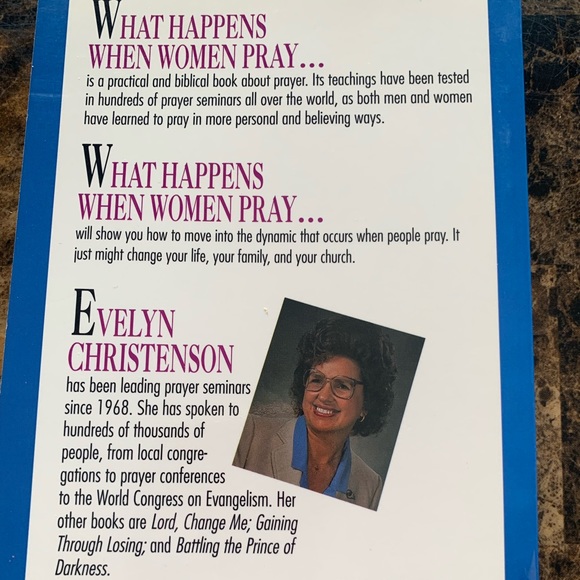 What Happens When Women Pray Book by Evelyn Christenson - Picture 2 of 2